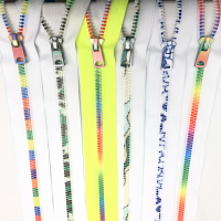 Rainbow Color Vislon Zipper